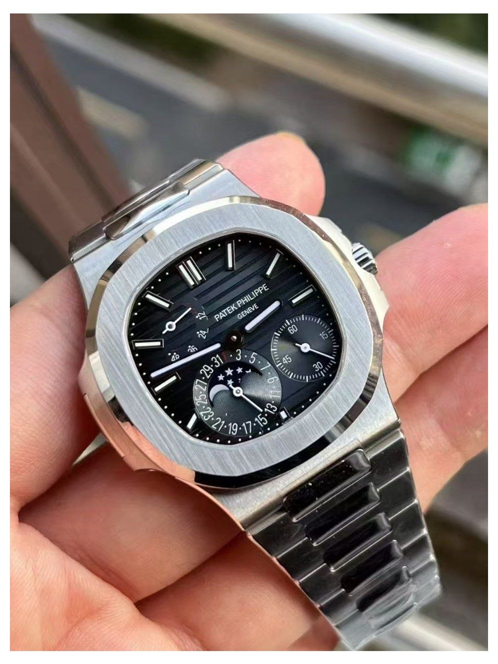 CNC 케이스 파텍필립 노틸러스 문페이즈 5712 커스텀